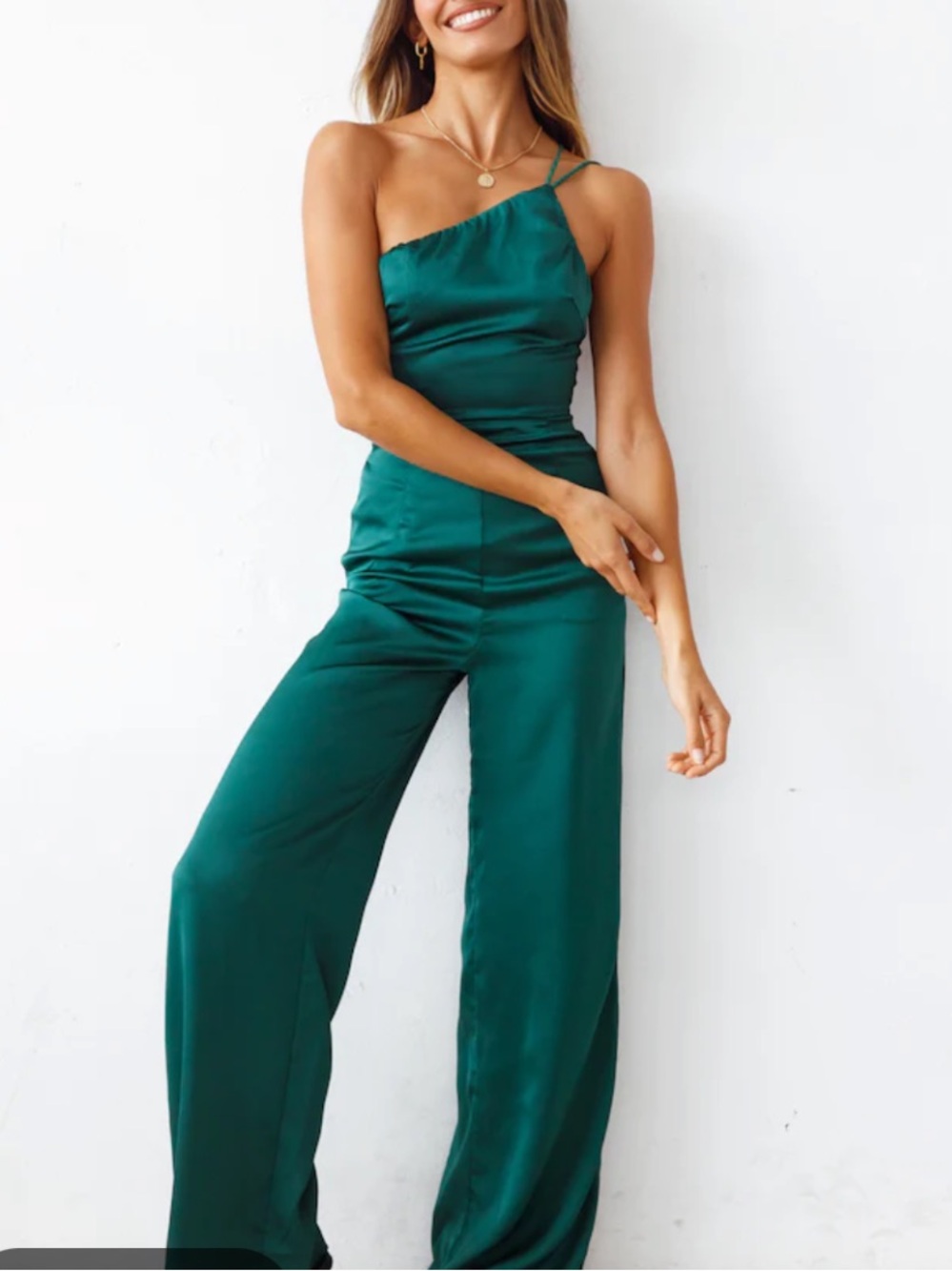 HELLO MOLLY Dance All Night Jumpsuit Green BNWT